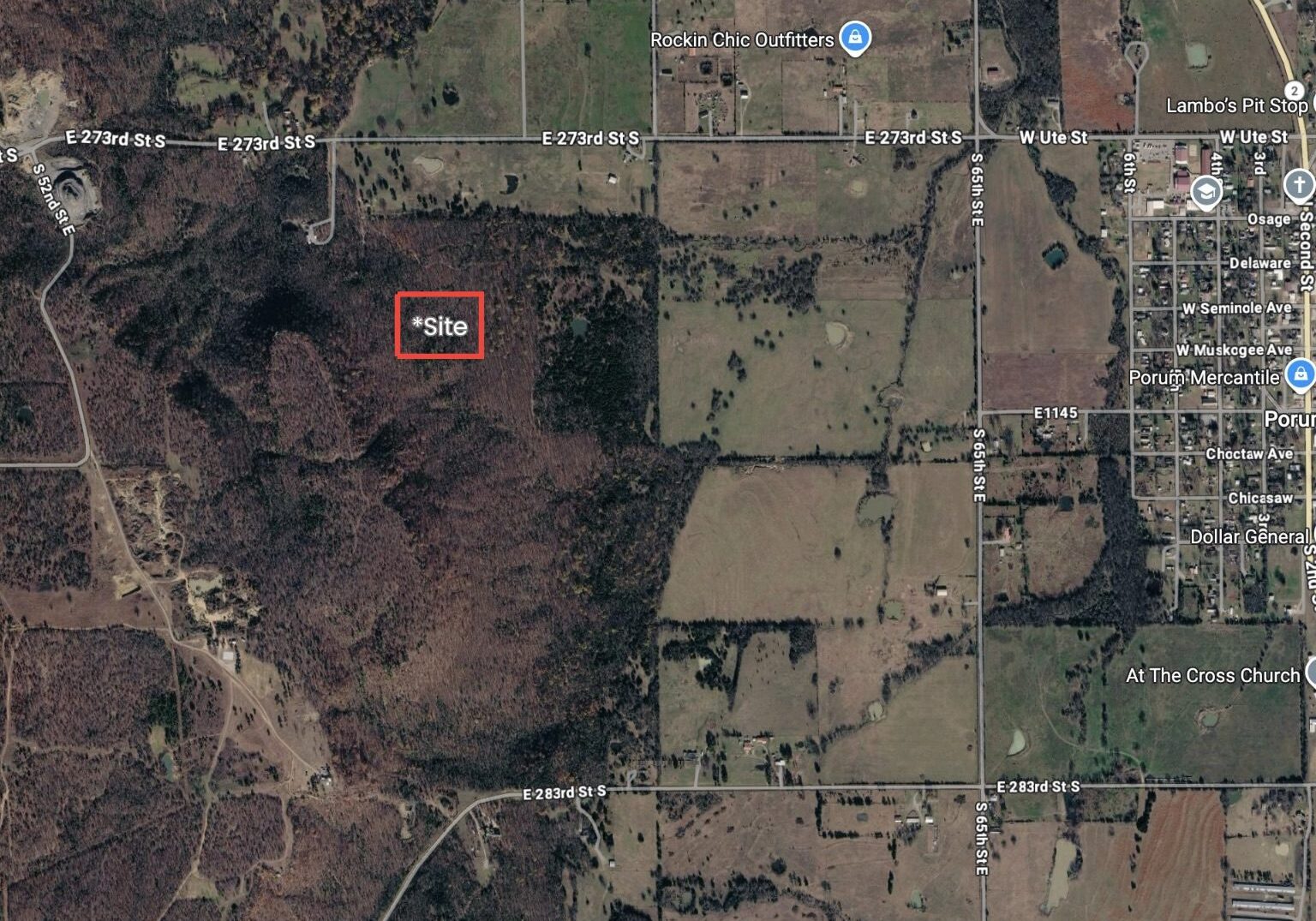 Porum, OK_section10_gps_overlay